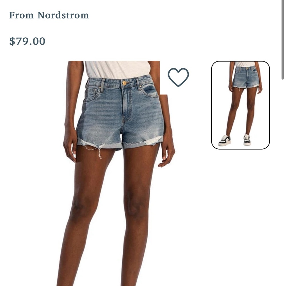 Nordstrom Women's Blue Denim Shorts